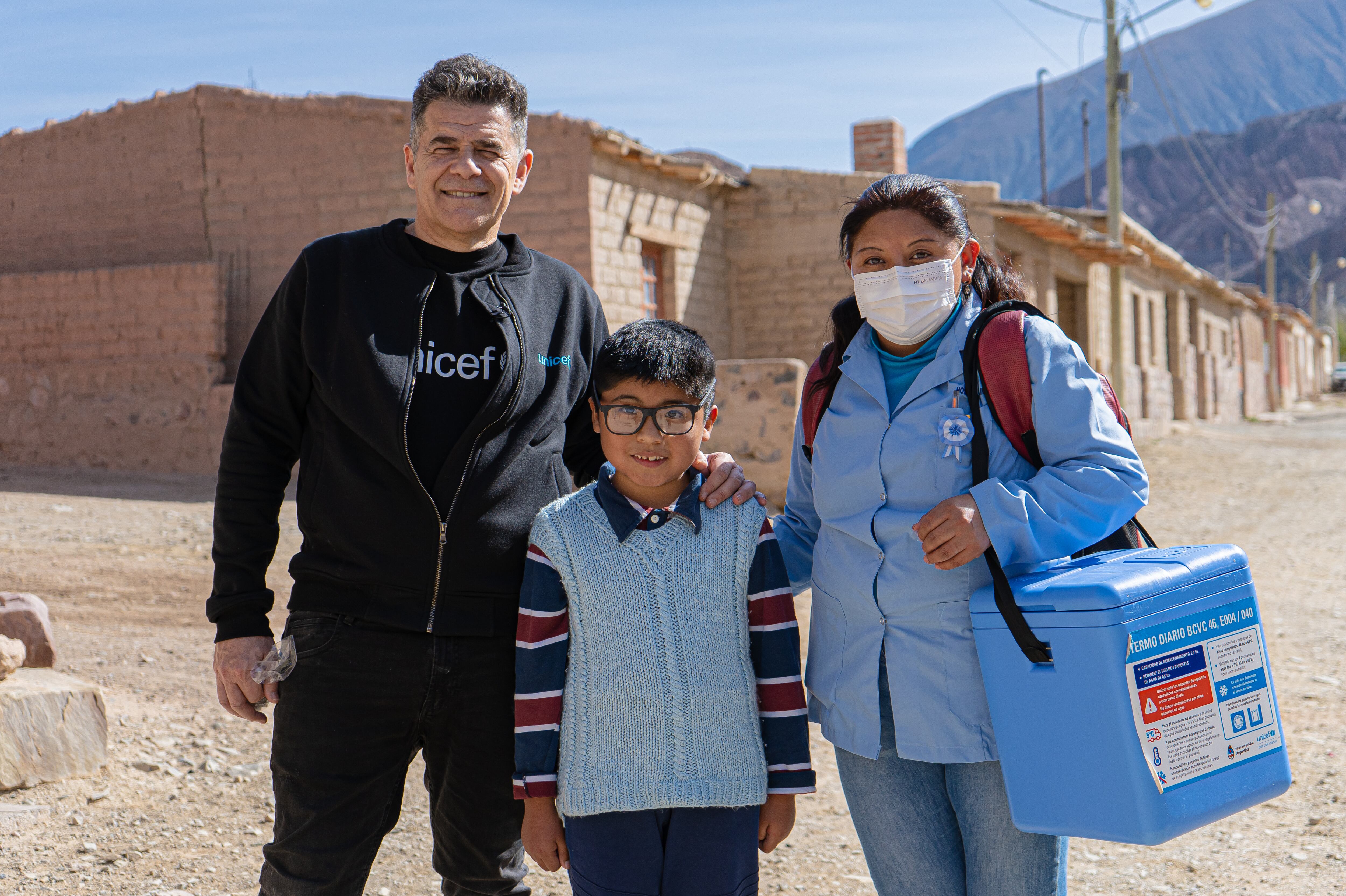 Rondas de vacunación en la comunidad de Chalala.