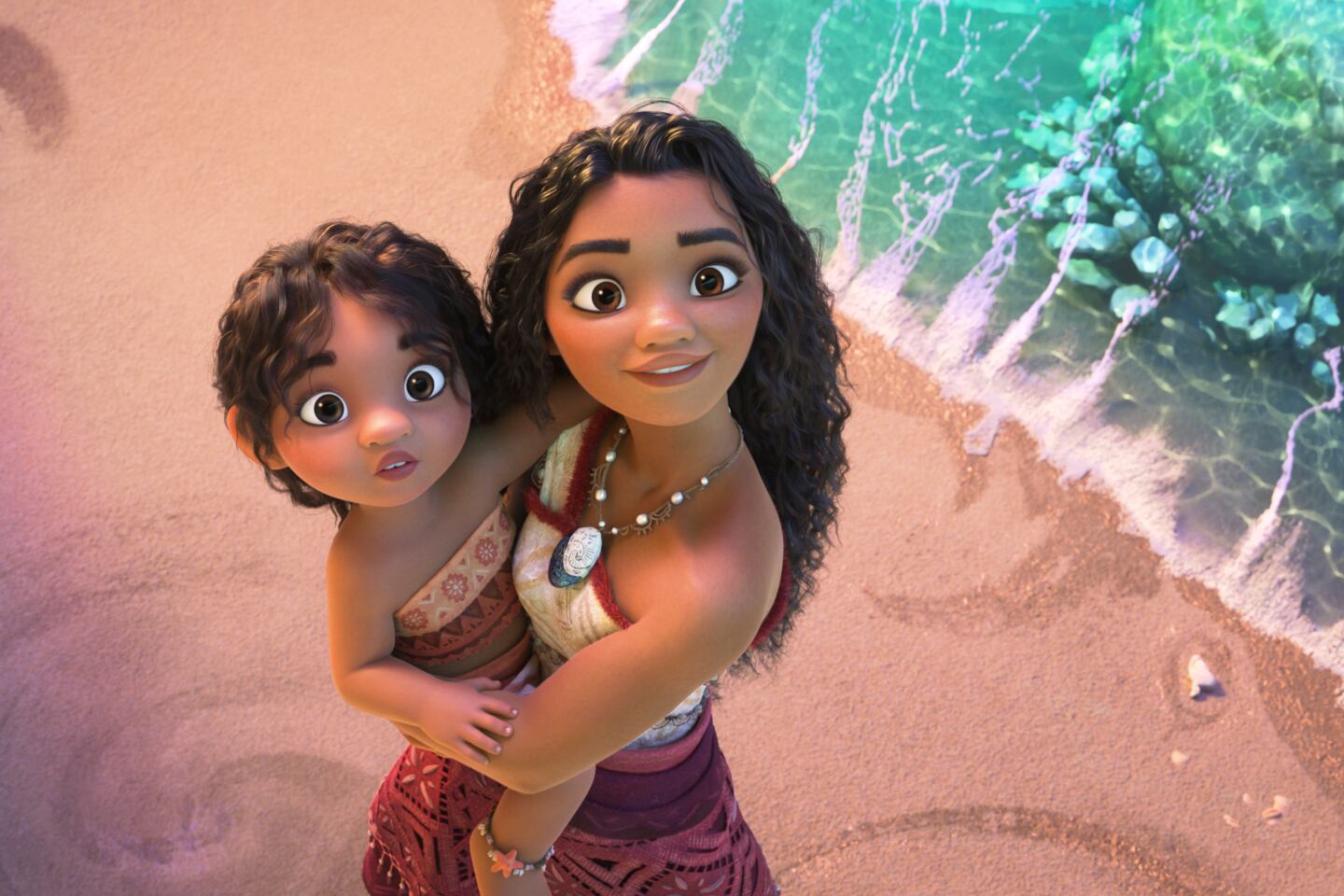 Imagen difundida por Disney de la película "Moana 2", el 25 de noviembre de 2024. (Disney via AP)