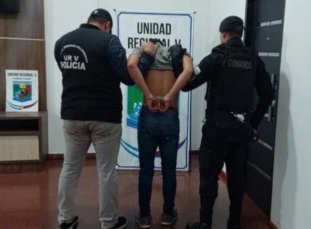 Efectivos policiales lograron detener a un evadido de la Justicia.