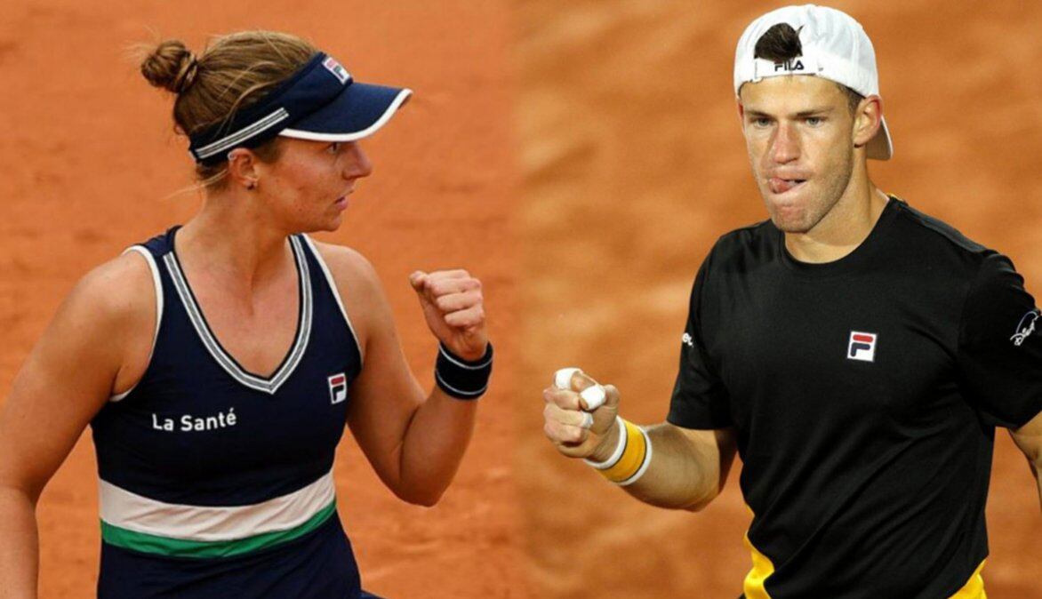 Nadia Podoroska y Diego Schwartzman llegaron a las semifinales de Roland Garros en 2020.