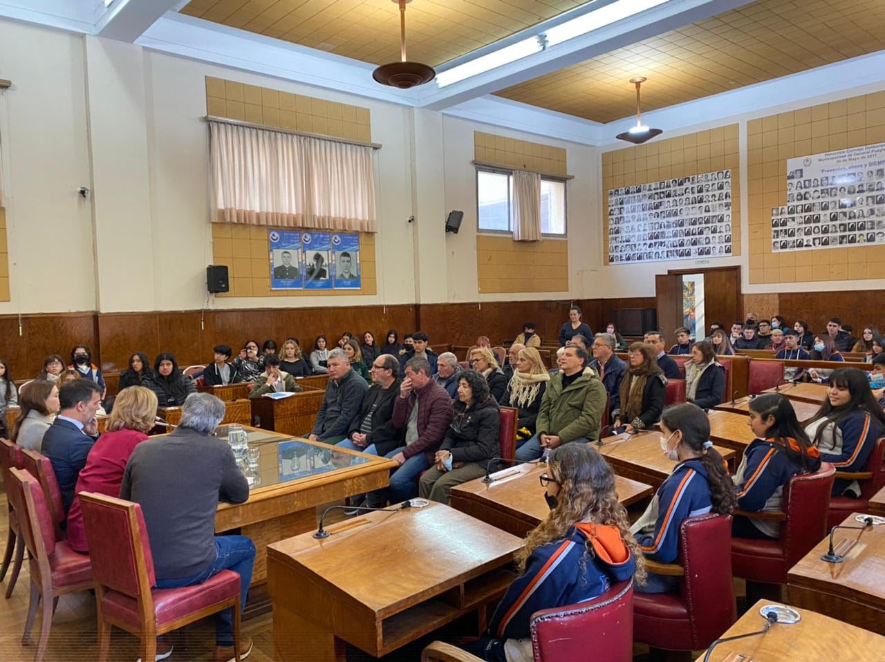 El acto tuvo lugar en el recinto del Honorable Concejo Deliberante.