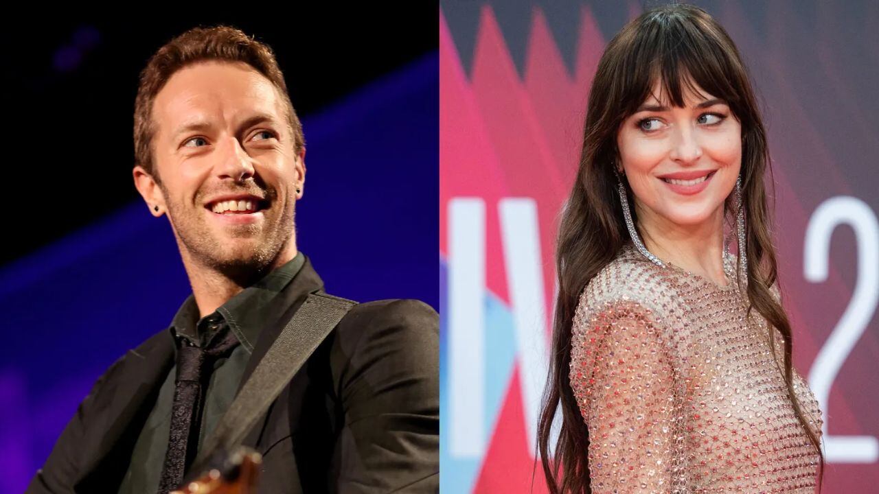 Chris Martin y Dakota Johnson