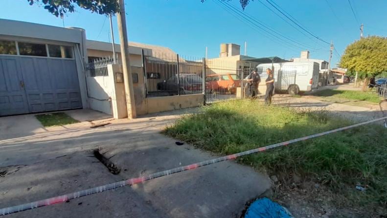 El ciclista fue baleado en Córdoba, en barrio Los Álamos. (Foto gentileza El Doce.tv)