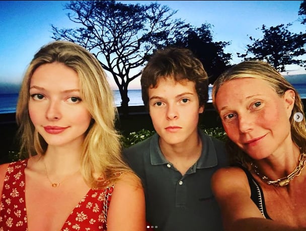 Paltrow es quien publica fotos con sus hijos y muestran lo que estos han crecido.