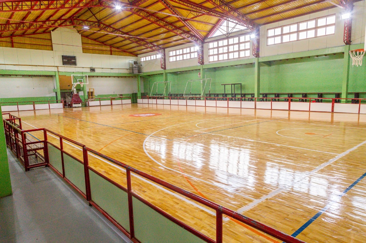 Puesta en valor del Gimnasio Ana Giró. Hace tiempo que no se realizaba un mantenimiento de este tipo.