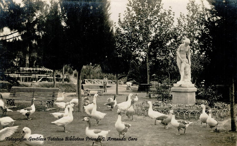 El Parque San Martín de antaño.