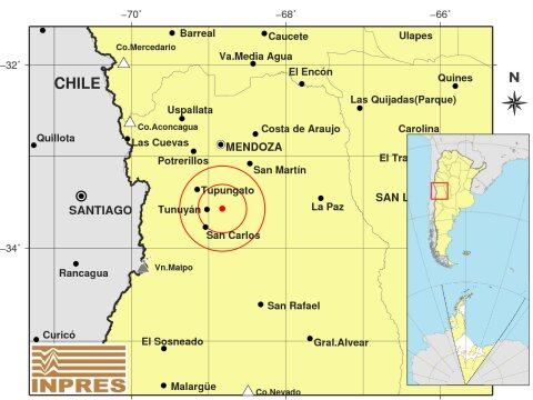 Tembló en Mendoza este jueves.