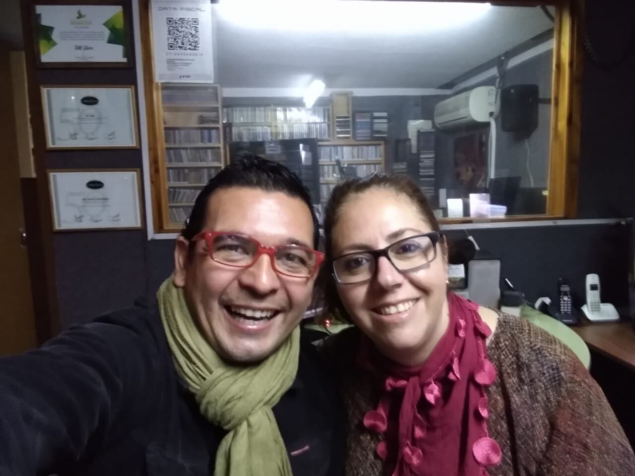 Federico Ceballos y Analía Giordano FM Libre 25 años