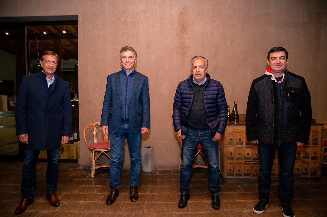 Mauricio Macri se reunió con el gobernador Rodolfo Suárez, Alfredo Cornejo y Omar de Marchi