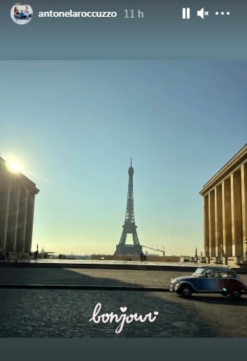 La publicación de Antonela Rocuzzo en las calles de París