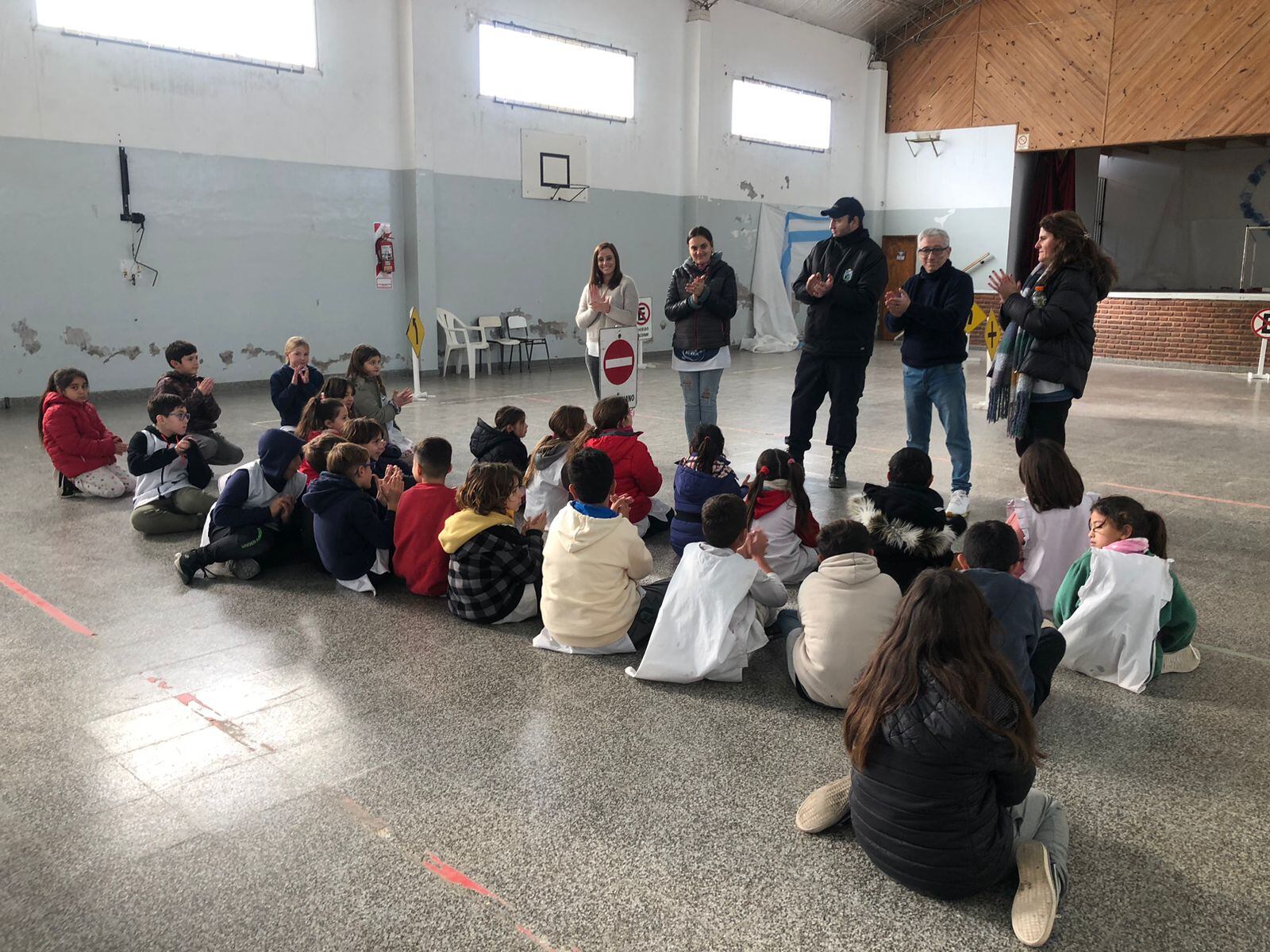 La Escuelita Vial Itinerante llegó por primera vez a Claromecó