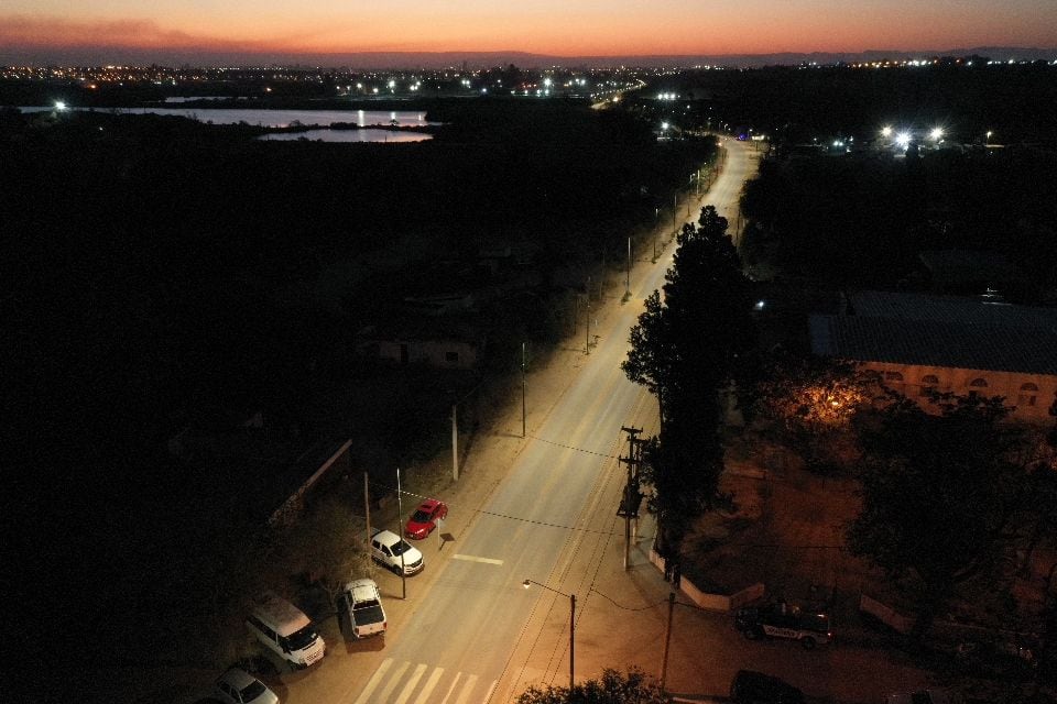 El camino a Chacra de la Merced. (Prensa Gobierno de la Provincia).