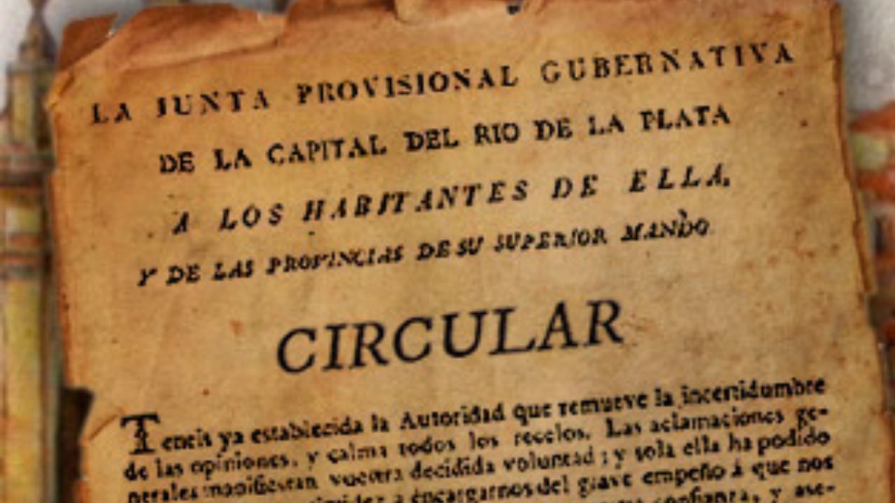 Fragmento de la Circular del 27 de mayo donde Buenos Aires informaba lo sucedido a las demás provincias