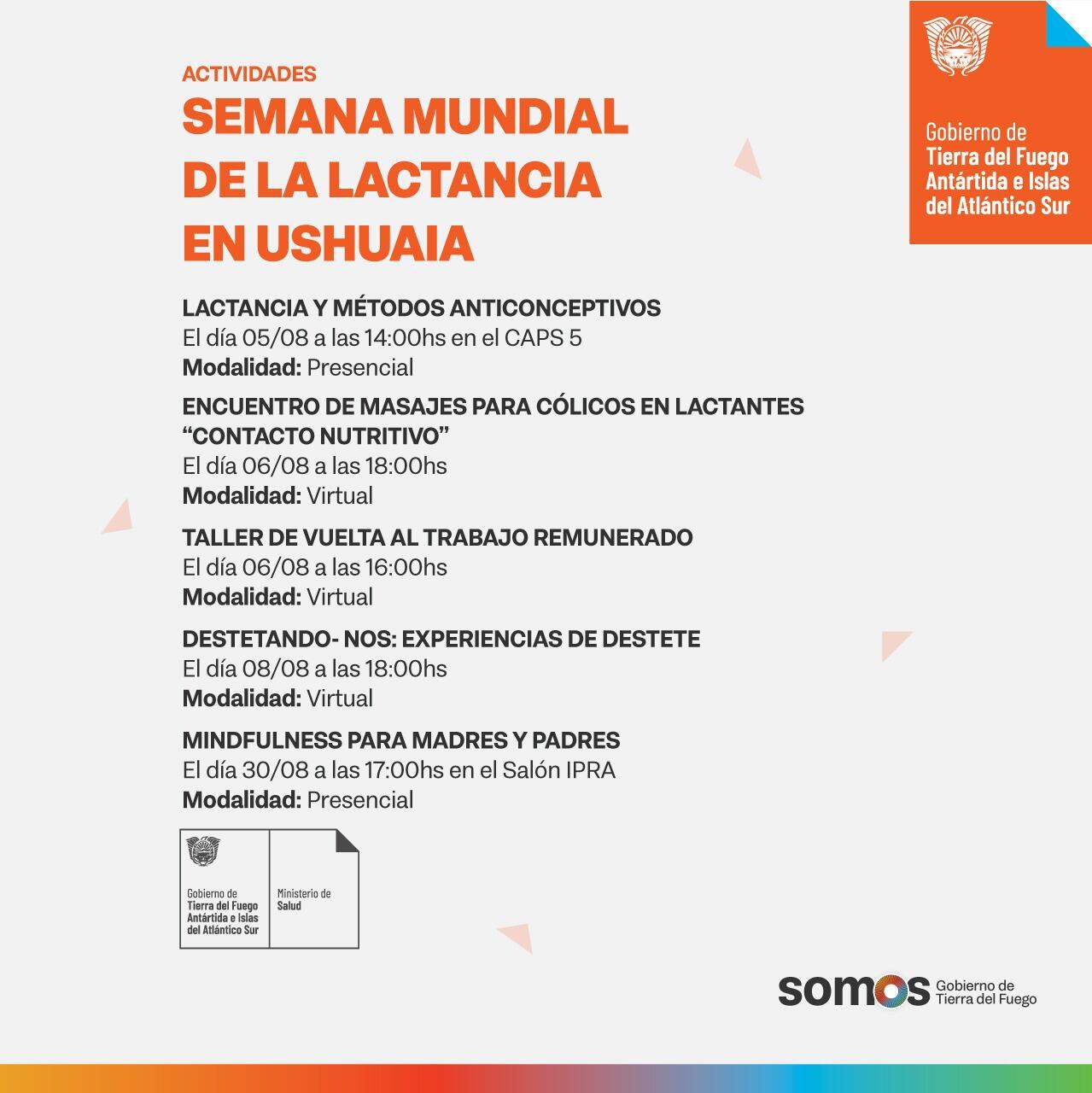 Actividades por la “Semana Mundial de la Lactancia”