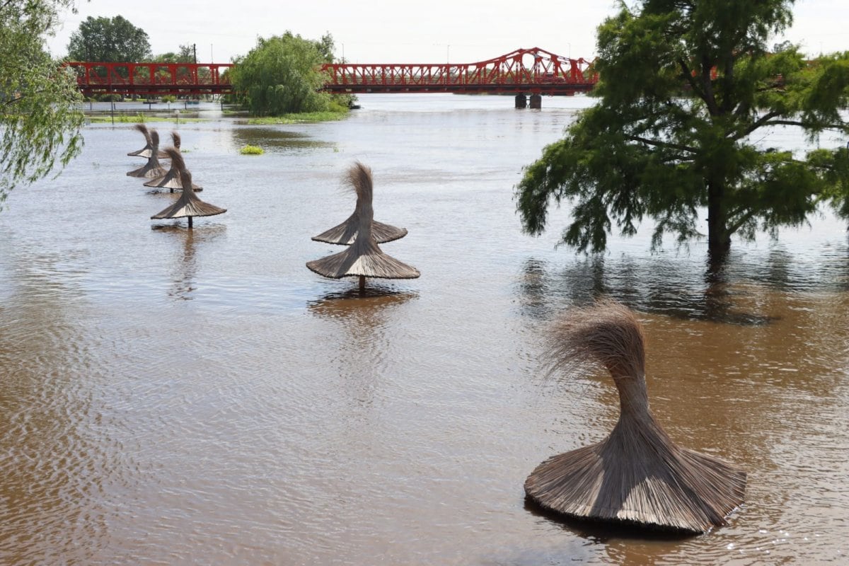 Crecida del Río Gualeguaychú: hay vecinos afectados