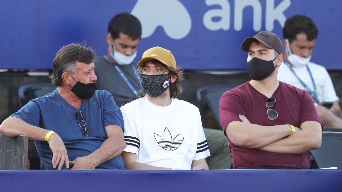 El trapero cordobés fue un hincha más en el Córdoba Open. (Fotos: Córdoba Open)