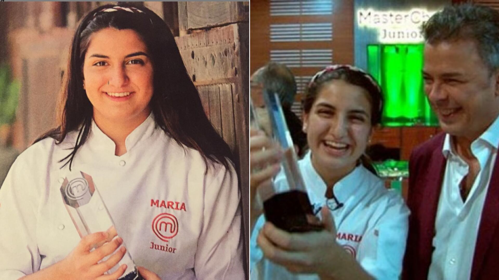 María Sassola fue la primera ganadora de "MasterChef Junior".