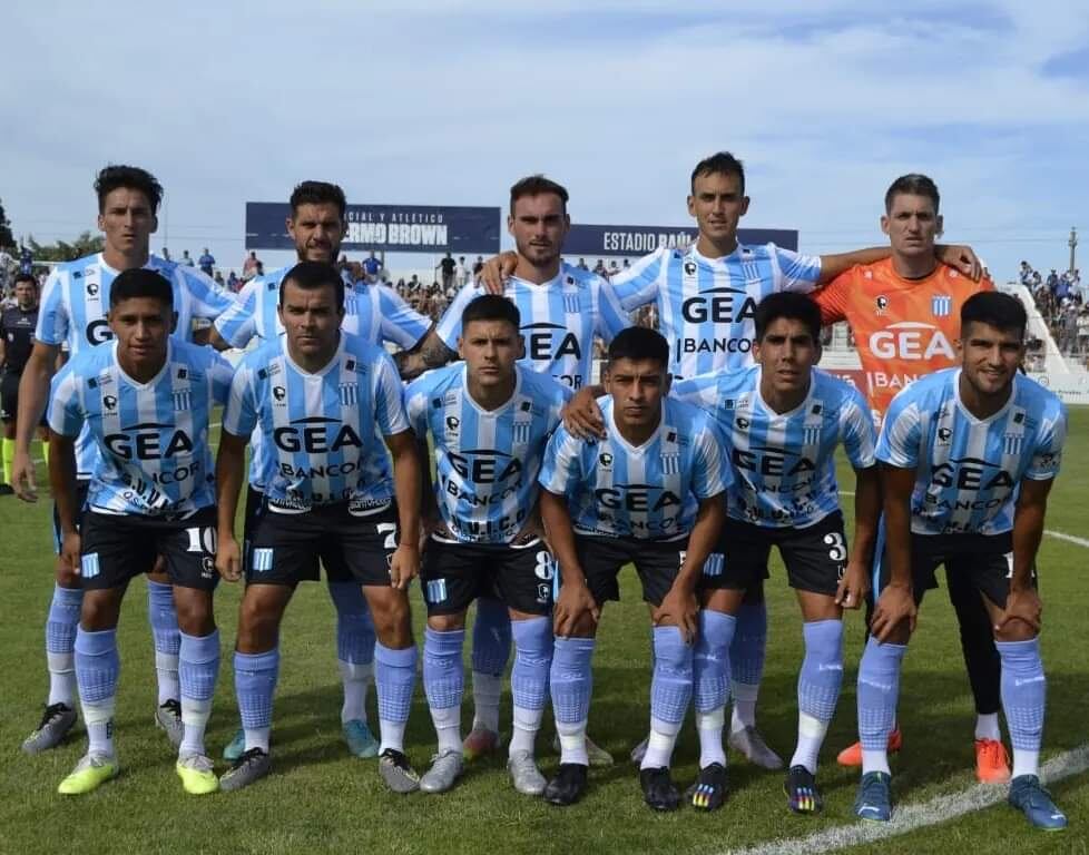 El equipo de la Academia para el arranque en la Primera Nacional. (Prensa Racing)