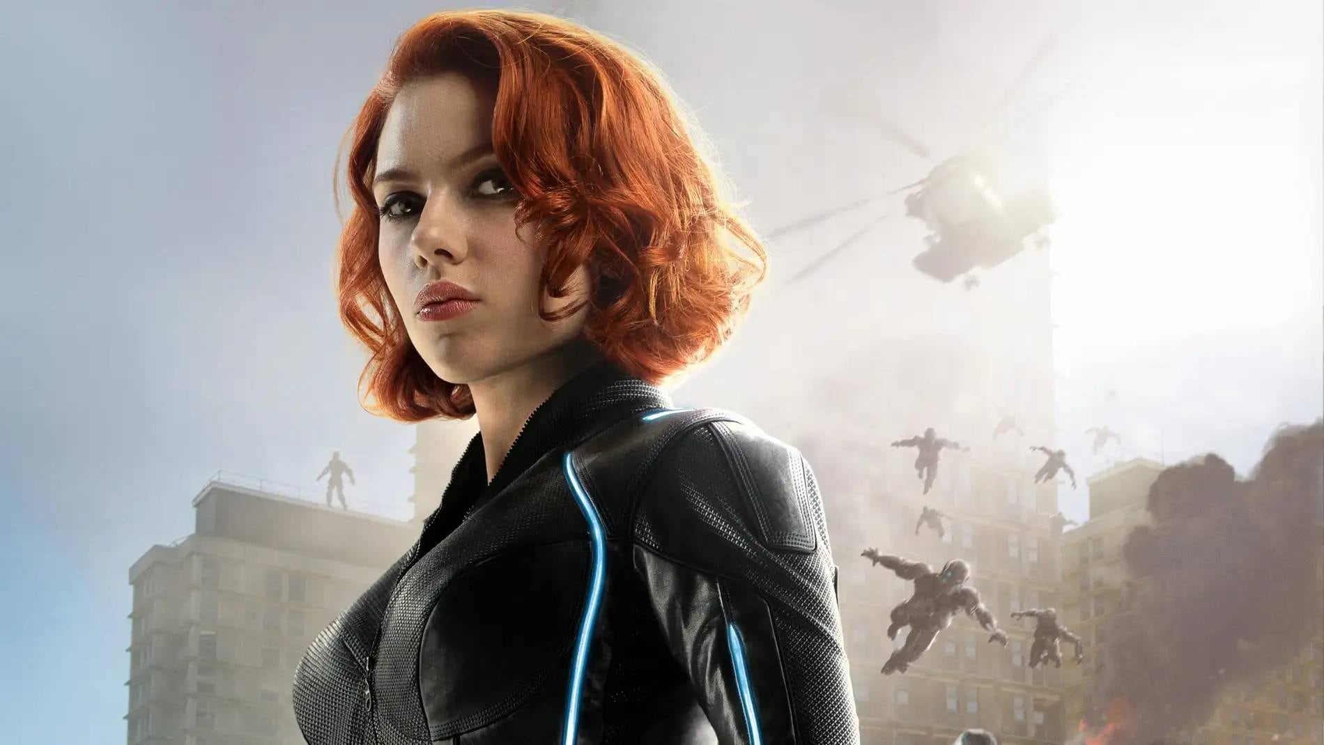 Scarlett Johansson en el papel de la "Viuda negra".