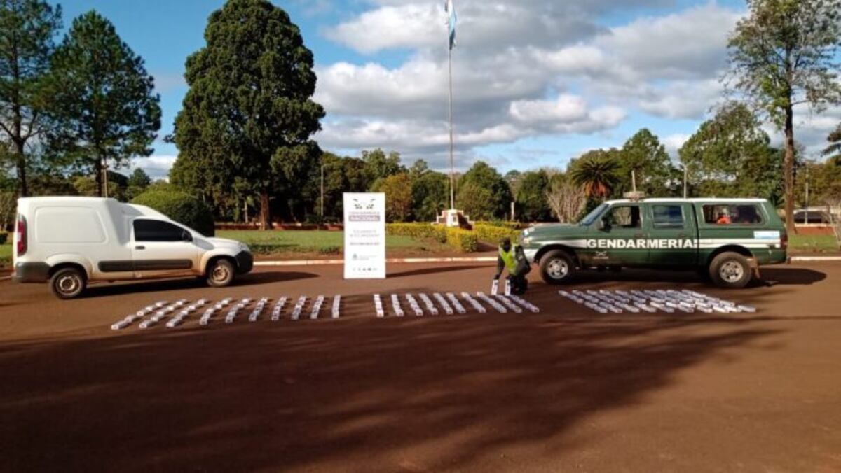En varios procedimientos, Gendarmería Nacional incautó drogas y mercaderías ilegales en Misiones