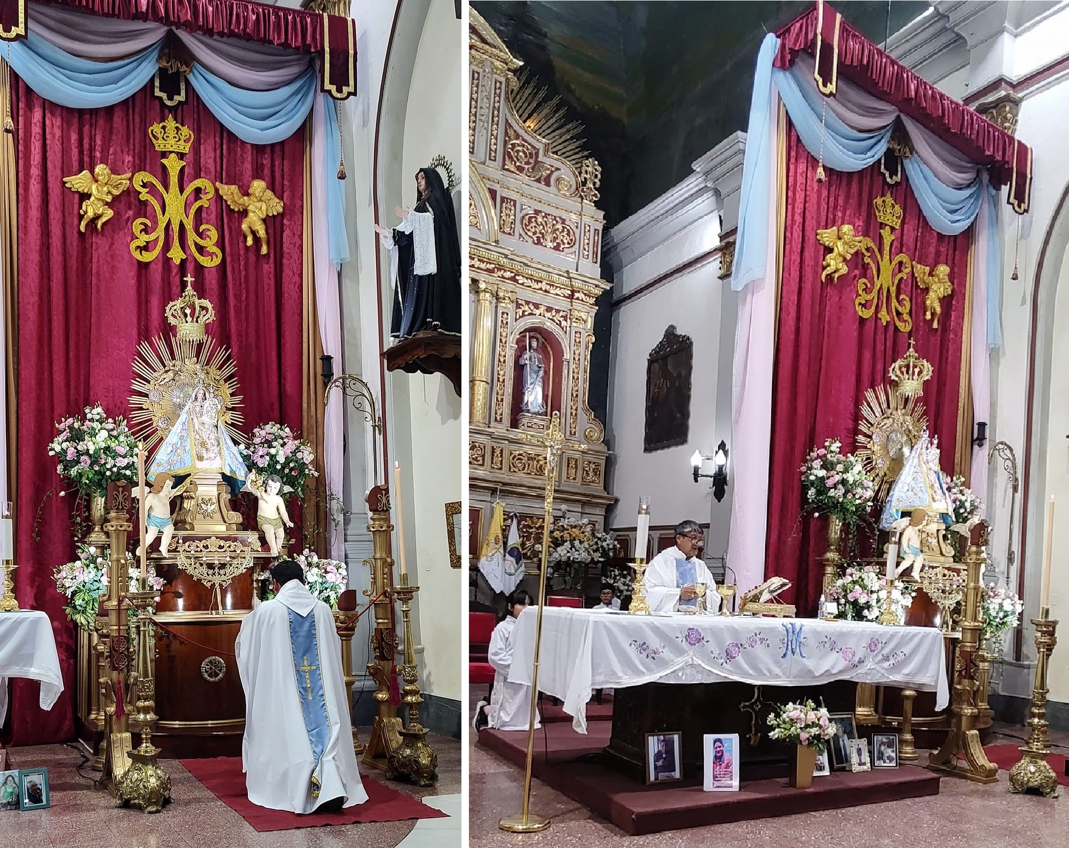 Todas las noches en el templo de la iglesia catedral de Jujuy se reza hasta el viernes próximo la novena en honor a la Virgen del Rosario de Río Blanco y Paypaya.