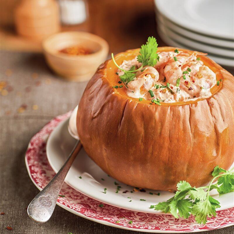 Calabaza rellena