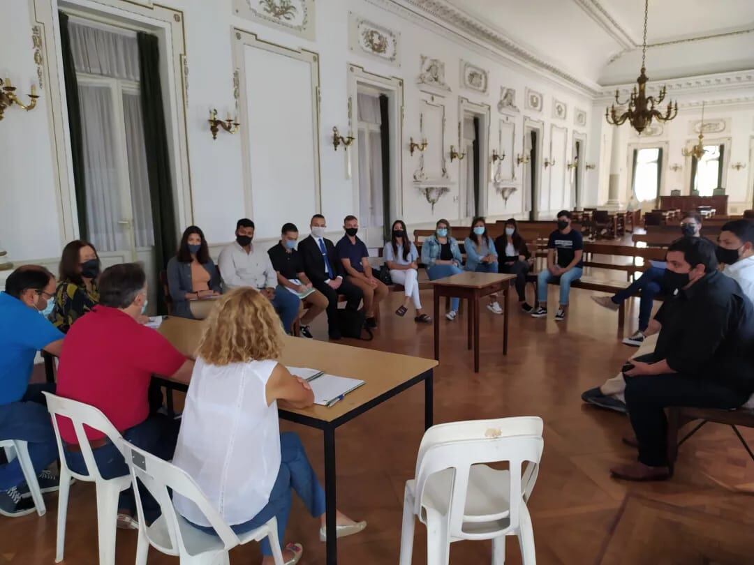 Representantes de la juventud se reunieron con Concejales y autoridades del HCD