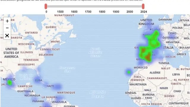 Así funciona la página de Geneanet para encontrar el origen de tu apellido.