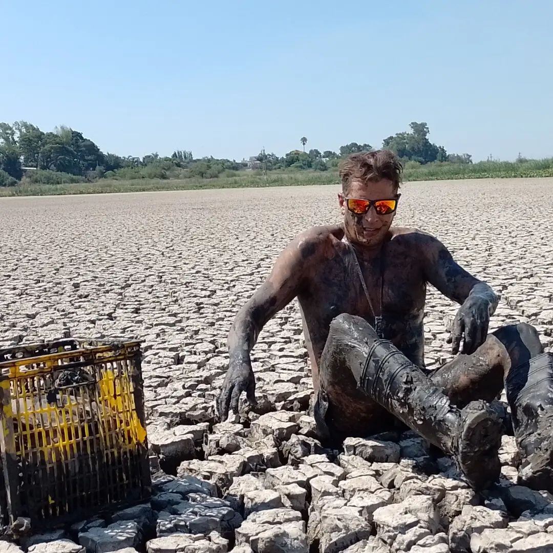 Así fue el rescate de tortugas en la laguna Bedetti.