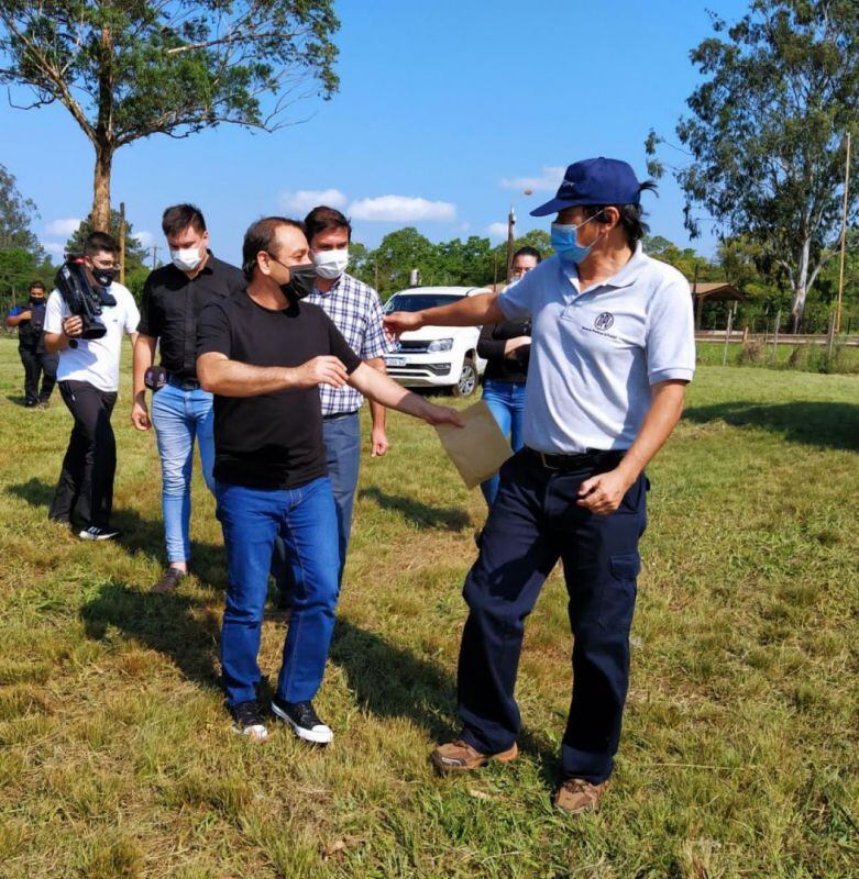 Vialidad Provincial realiza importantes trabajos en el Autódromo de la ciudad de Eldorado.