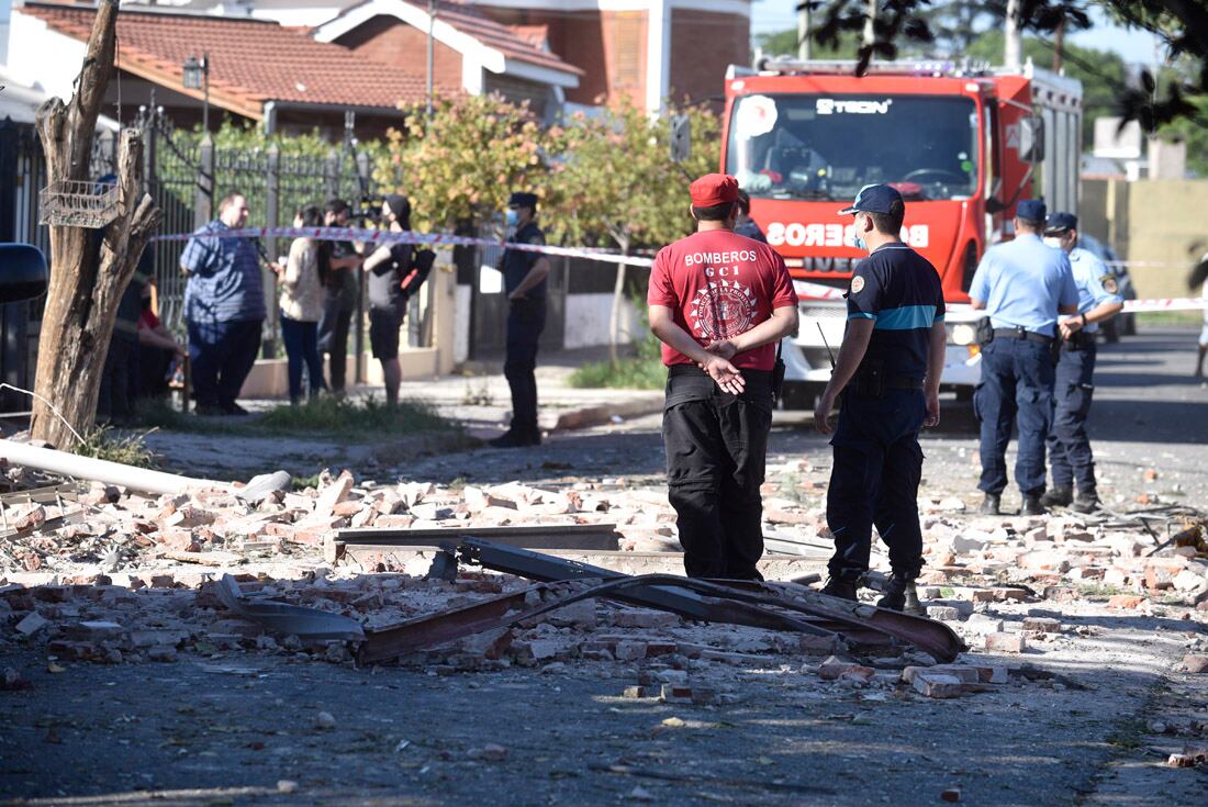 Destrucción total en la casa y la zona. (Ramiro Pereyra)