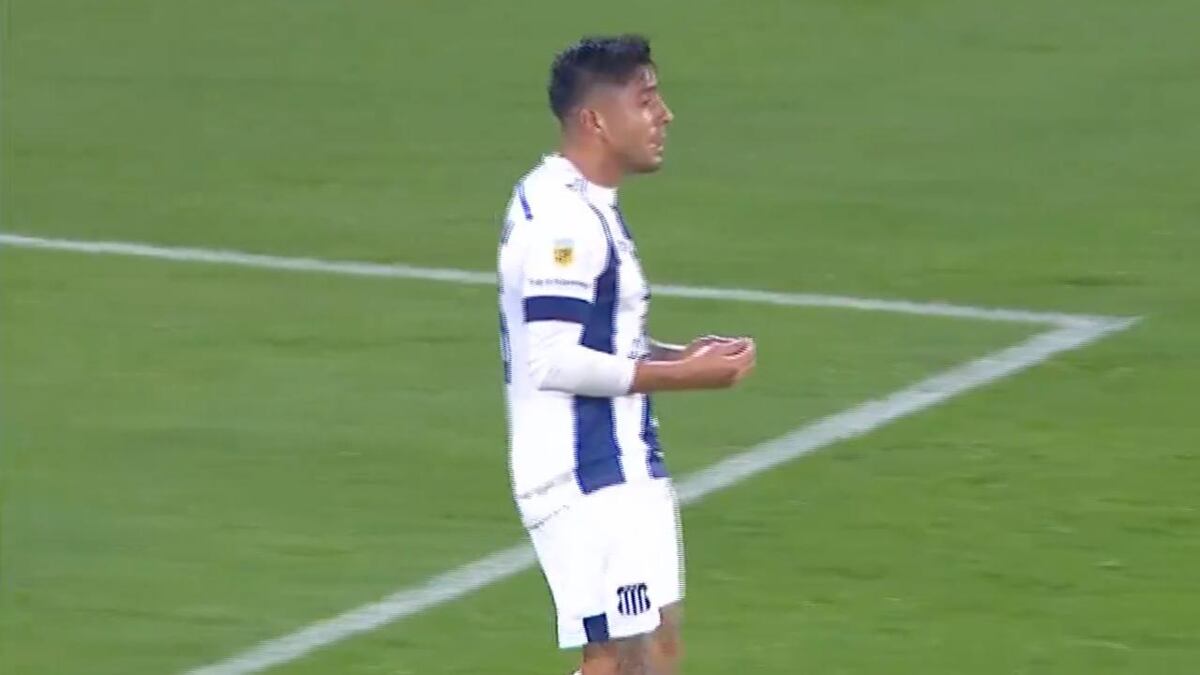 Talleres lo gritó, pero no valió: el gol de Cristian Tarragona anulado por offside