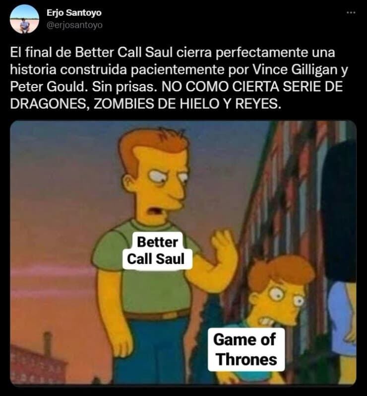 Meme de "Better Call Saul".