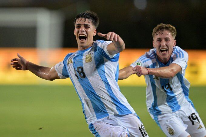 La Sub 20 de Placente venció 1 a 0 a Bolivia. (AFA).