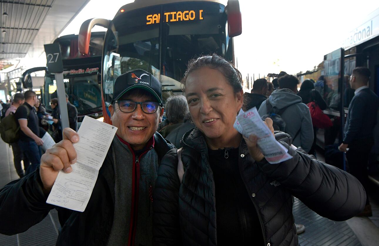 Turistas chilenos coparon Mendoza. 
Foto: Orlando Pelichotti