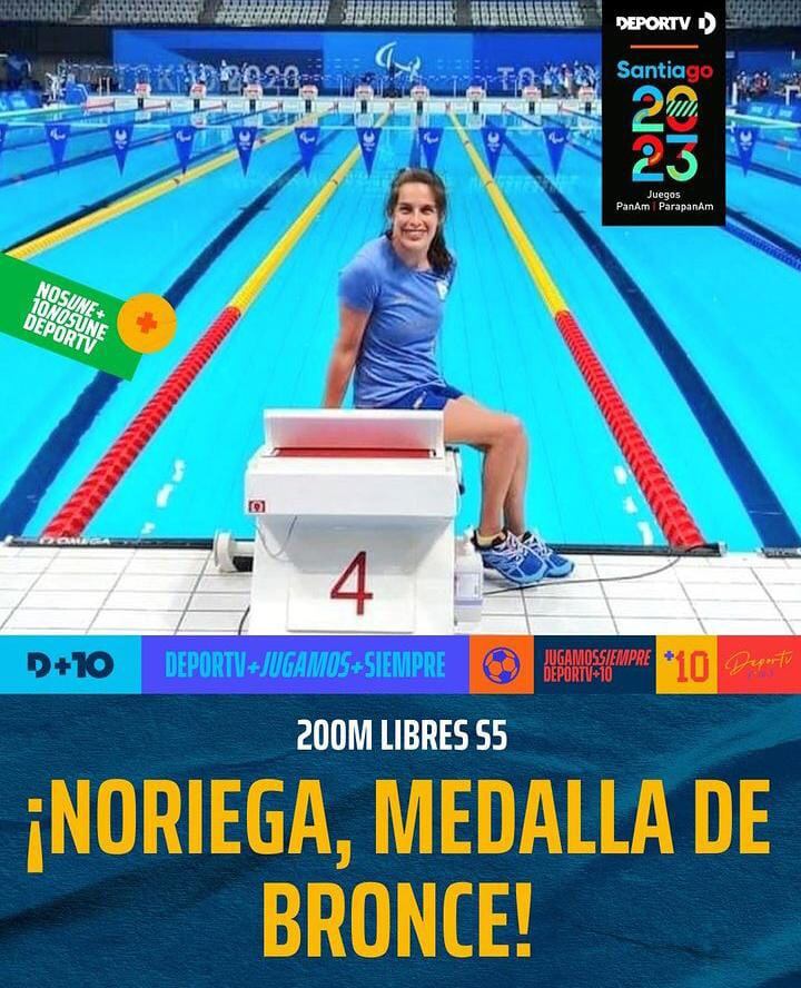 Elizabeth Noriega Natación Adaptada Arroyito Argentina