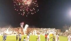 Clausuraron la cancha de Guaraní en Posadas por el uso de pirotecnia.