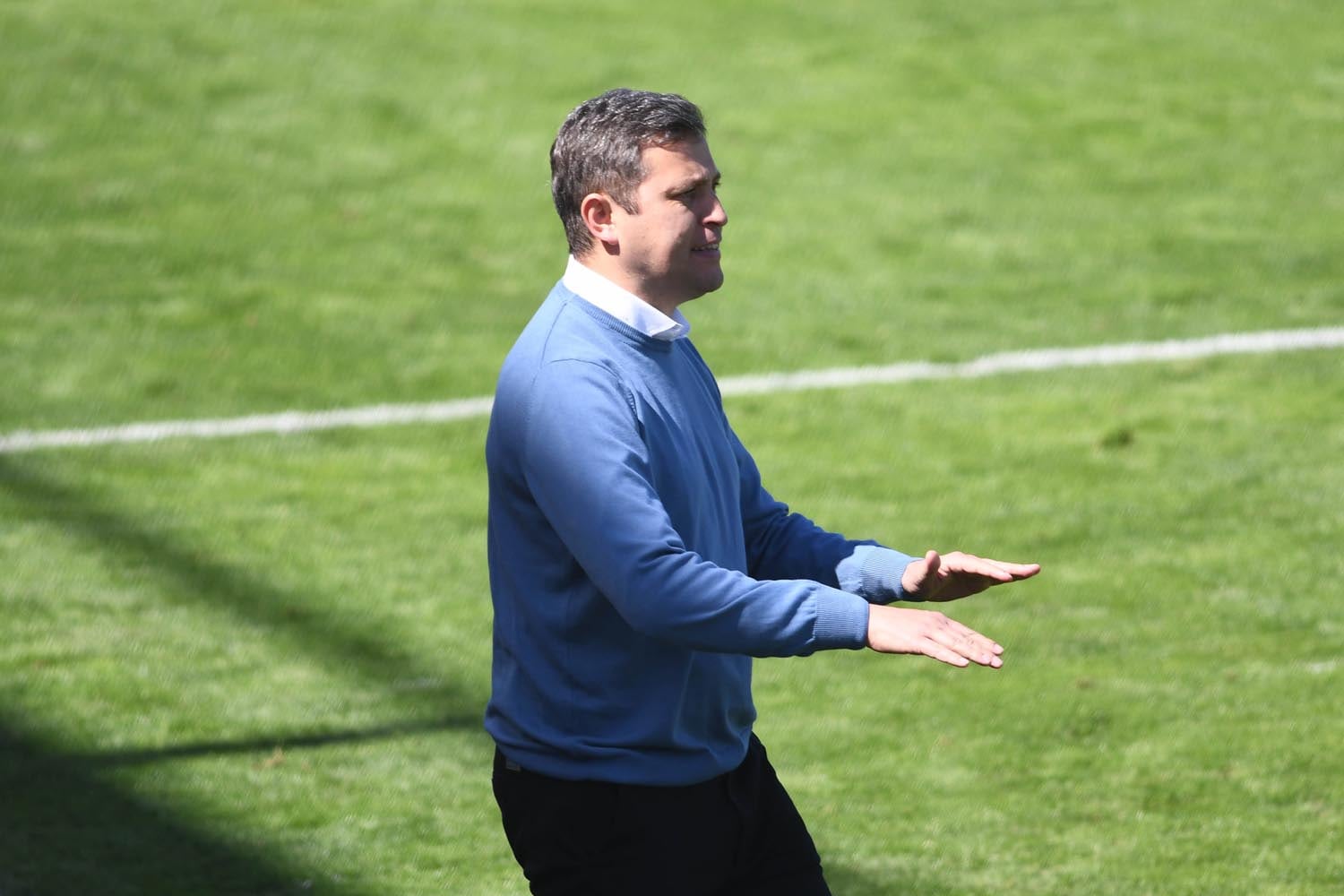 Diego Flores, técnico de Godoy Cruz.