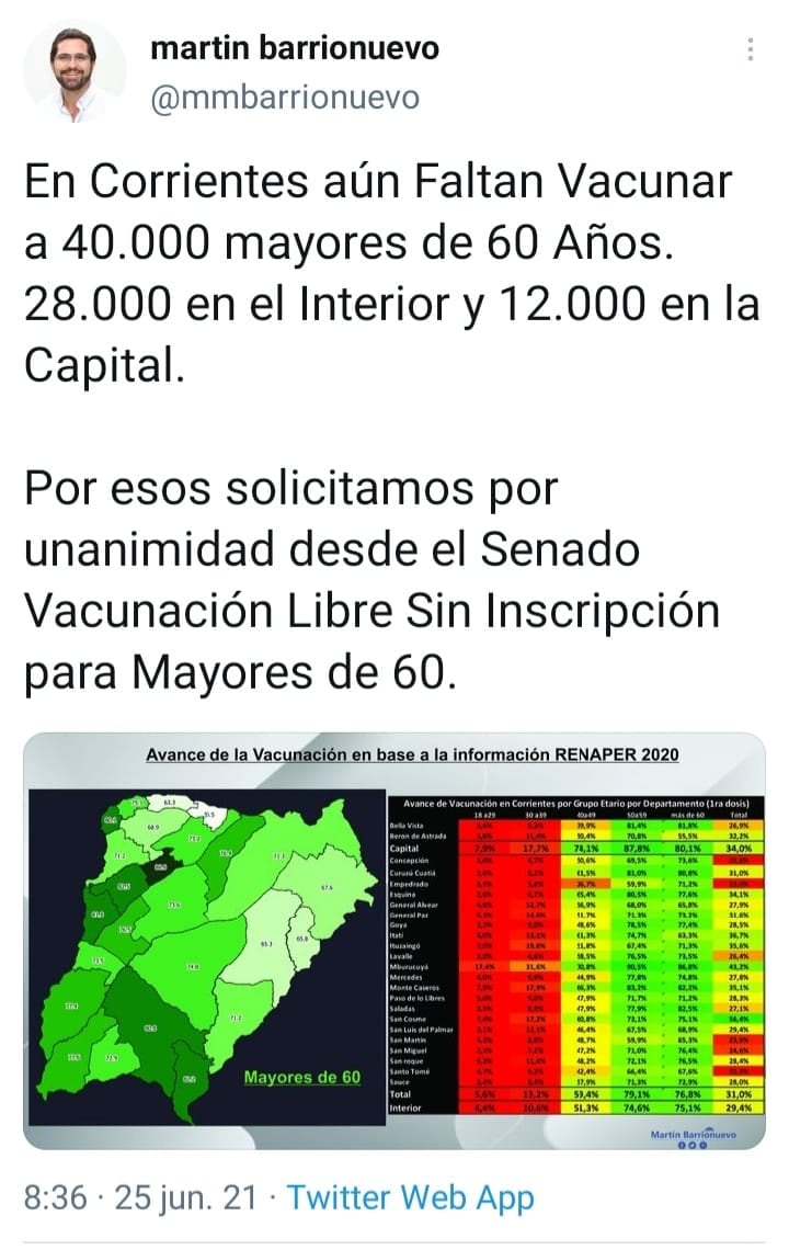 Aún resta inmunizar a varias franjas etarias de la población de riesgo.