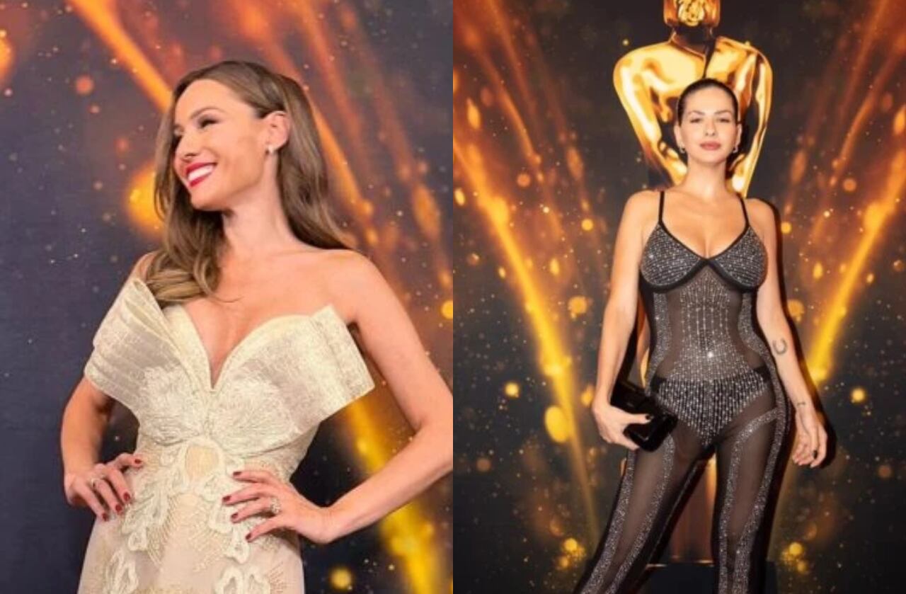 Pampita y la China Suárez se cruzaron en el evento