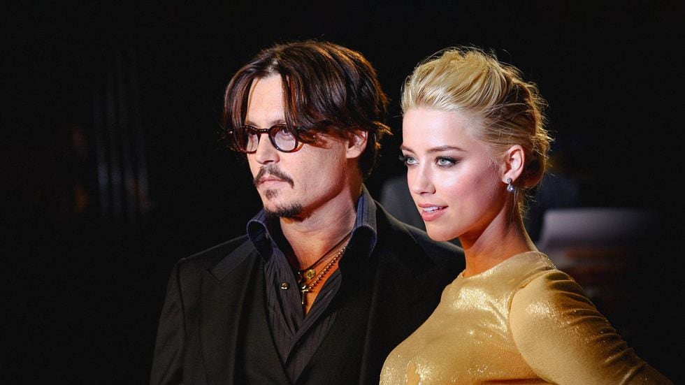 Johnny Depp y Amber Heard.