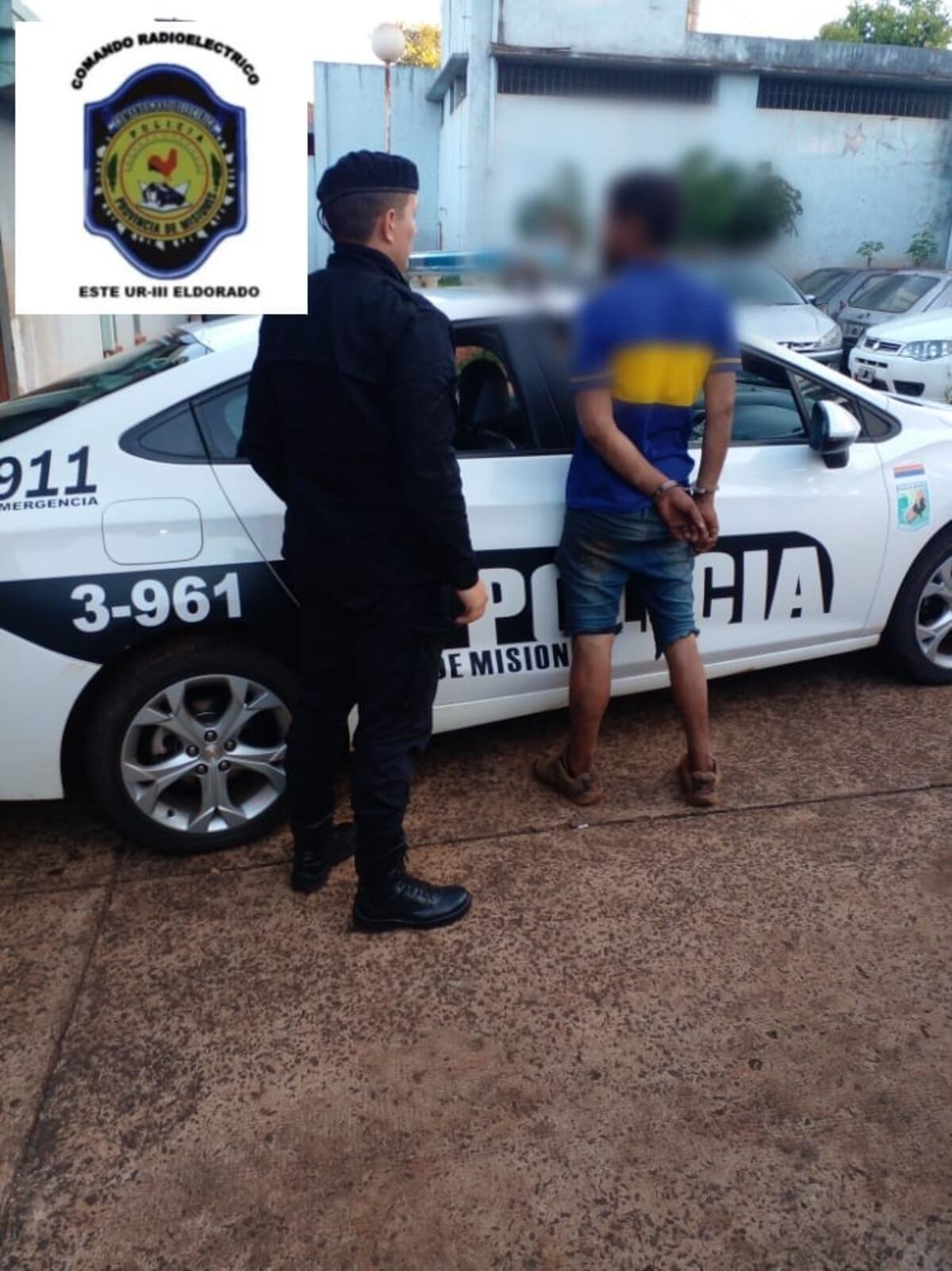 Joven fue detenido en Eldorado tras la sustracción de cables