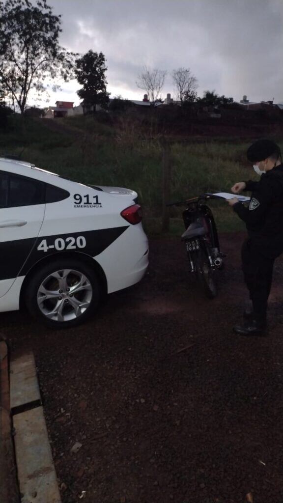 Recuperaron en Eldorado motocicleta robada en marzo pasado.