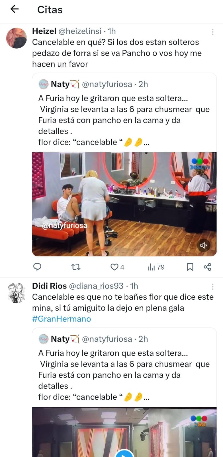 Florencia fue duramente criticada en redes.