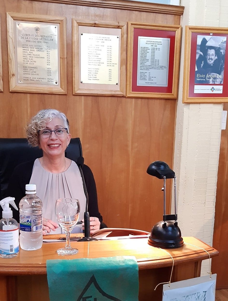 Claudia Iun, la primera edil de Trelew que donará su sueldo.