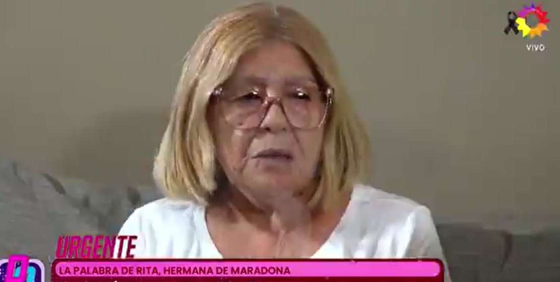 Rita, la hermana de Diego Maradona, contó cómo es la relación con sus sobrinas