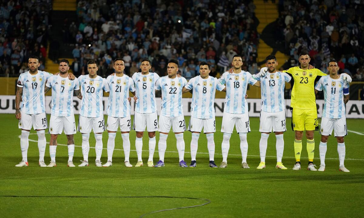 La formación de la Selección Argentina contra Uruguay