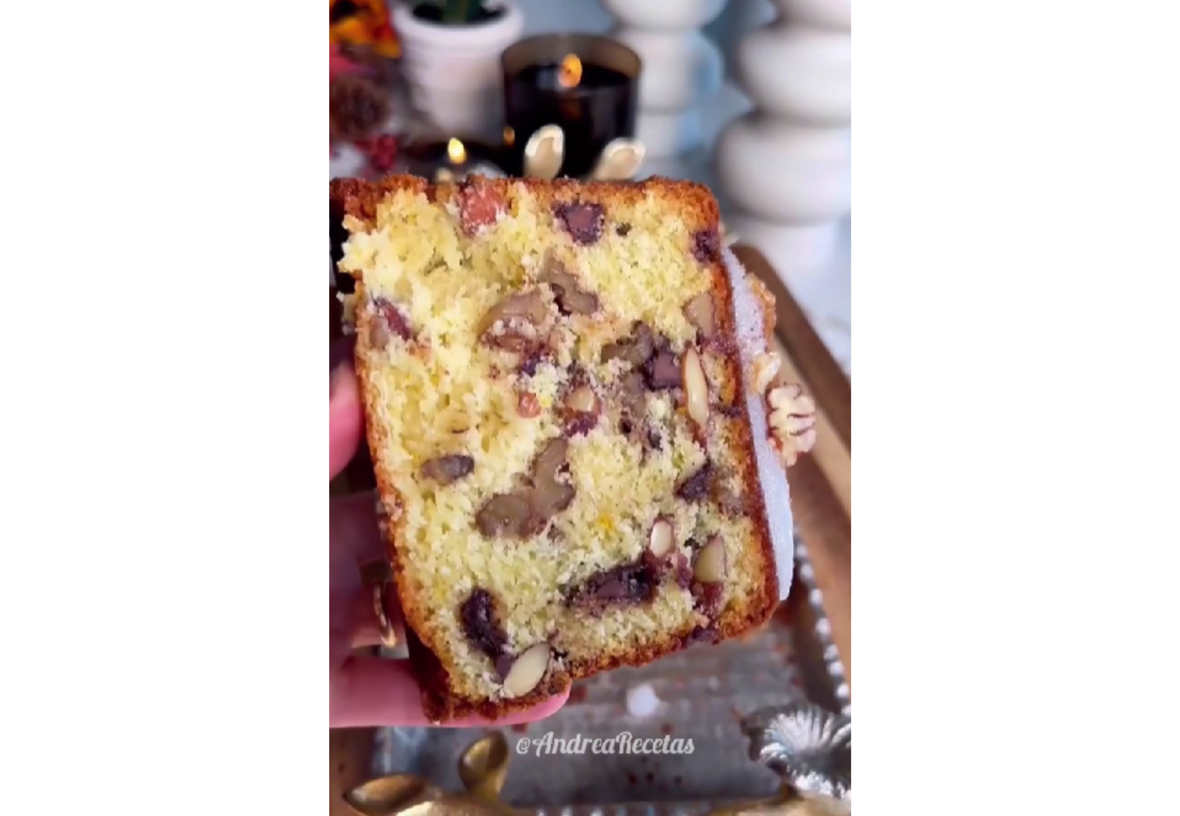 Así queda por dentro el budín inglés.