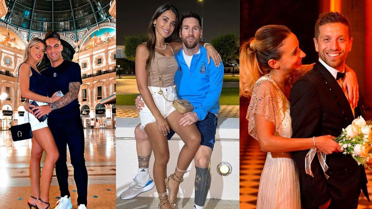 Una por una, quiénes son las parejas de los jugadores de la Selección Argentina