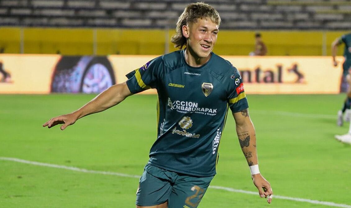 Luca Klimowicz y su paso goleador por Ecuador (Foto: @Rmoralesverduga).